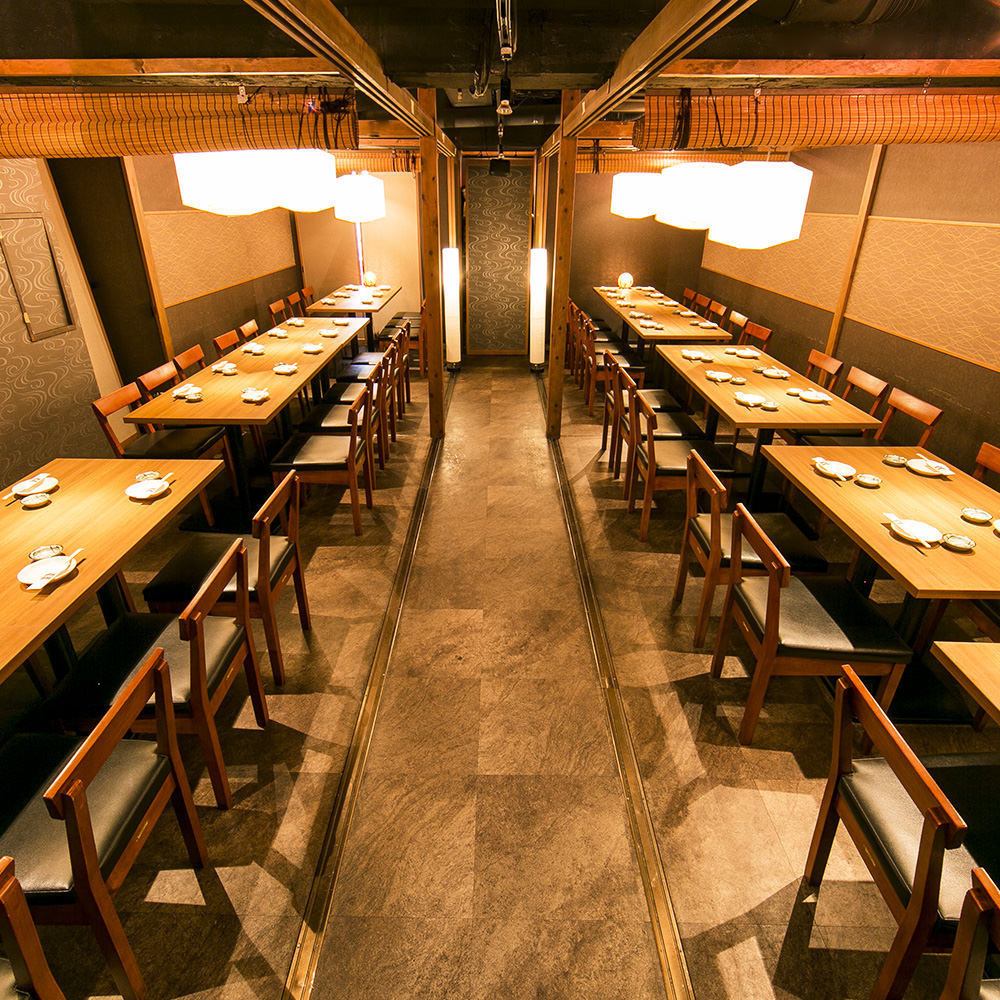 大小様々な個室席をご用意しています!