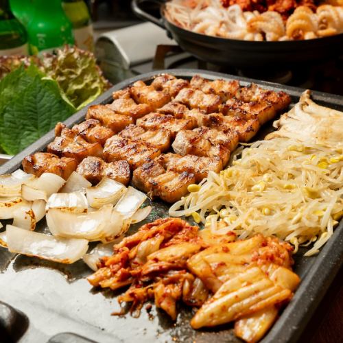 厚切サムギョプサルセット　1人前