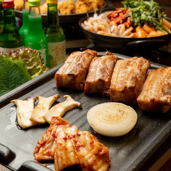 【厳選サムギョプサル♪絶品サムギョプサルのコースをご用意しております♪