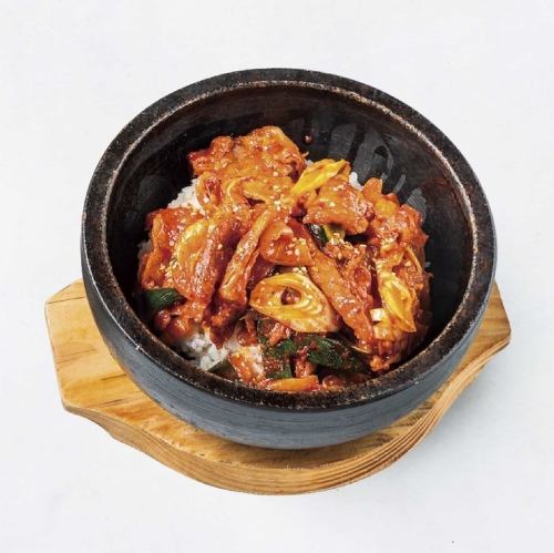 コチュジャン豚プルコギ石焼ビビンバ
