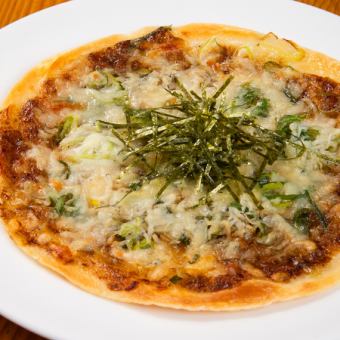 しらすと白ネギのおつまみピザ