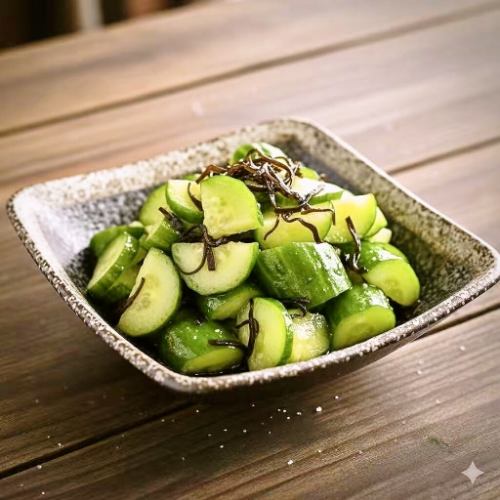 きゅうりの塩昆布