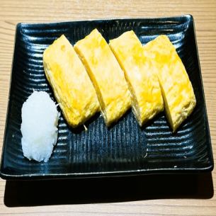 自家製出汁のだし巻き卵