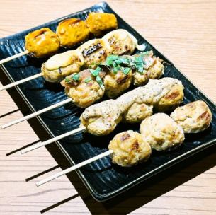 鶏つくね５点盛り合わせ