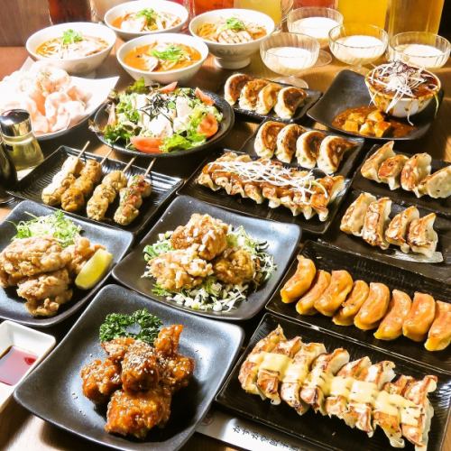 10種類以上の豊富な餃子メニュー！！おなたのお気に入りも見つかる♪