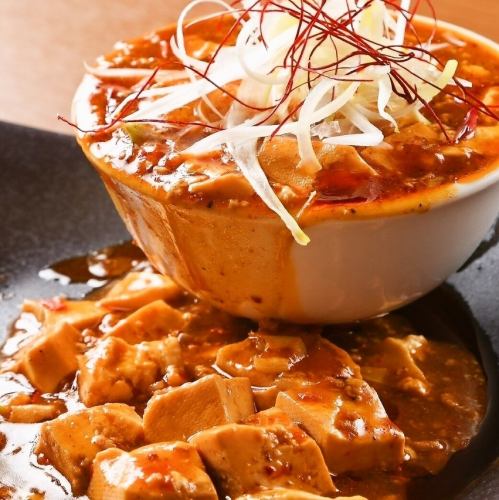 こぼれ麻婆豆腐