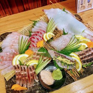 Anglerfish ~ Assorted sashimi for one person 1,500 yen