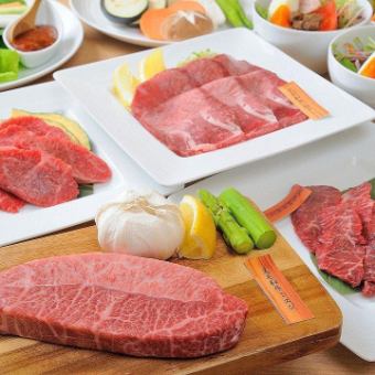 【料理のみ】～当店一押しミスジ ステーキ～【梨久コース全10品】　接待・記念日・誕生日・会食