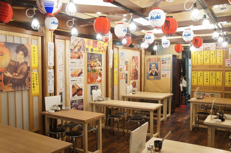 店內是懷舊的【昭和復古】空間，於2019年秋季重新裝修♪