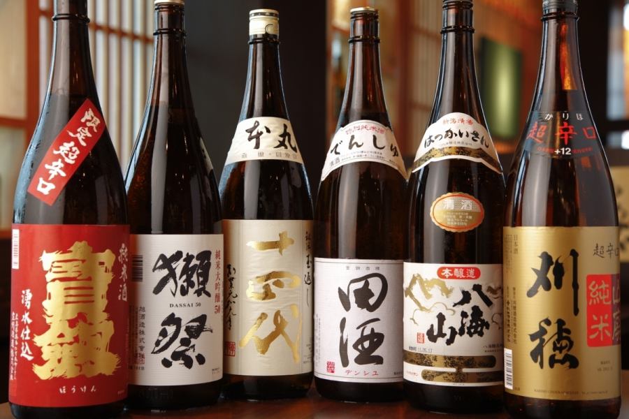 こだわりの日本酒、焼酎、梅酒を多数品揃え♪