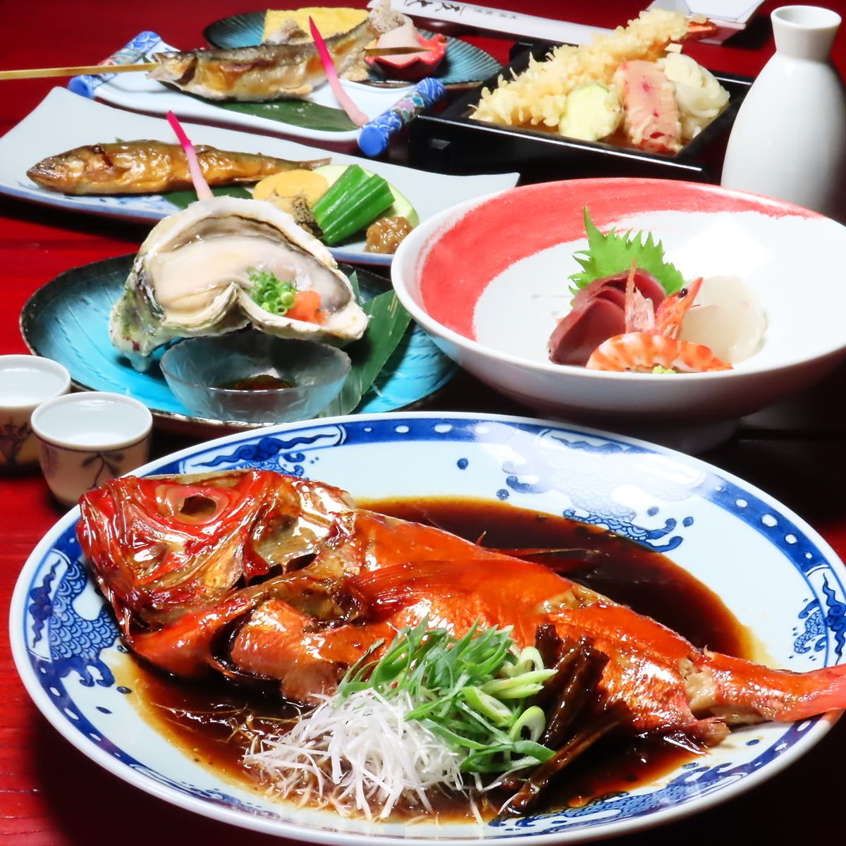新鮮魚介・和食のプロによる本格料理地酒が自慢！宴会コースもご用意しております！