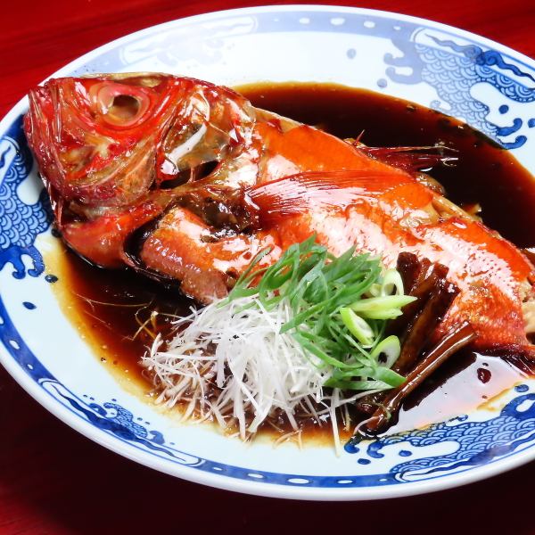 [Our specialty dish] Boiled golden-eyed snapper