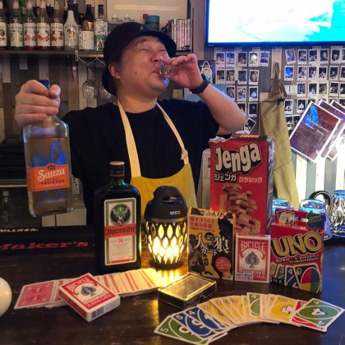 [Unlimited time All-you-can-drink 3,000 yen + All-you-can-play darts, karaoke, and games! Comes with cute things] After 24:00