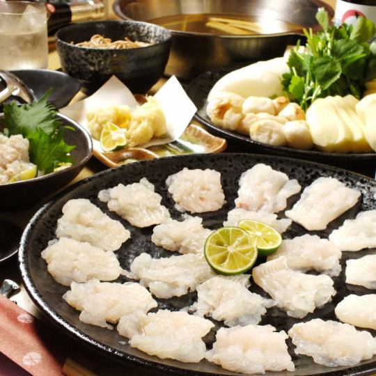 【需预约】海鳗寿喜套餐 ◇ 5,038日元（含税） ◇ 【共4道菜品】