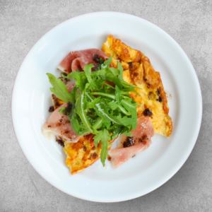 意大利熏火腿煎蛋饼