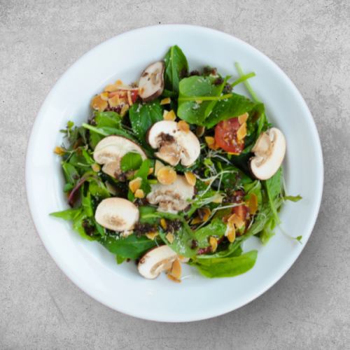Autumn mushroom salad