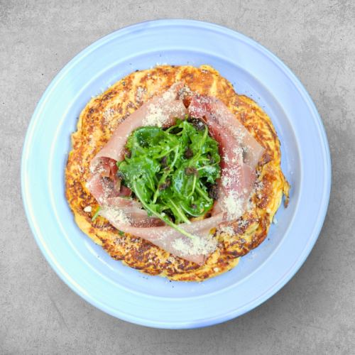 帕瑪火腿煎蛋餅