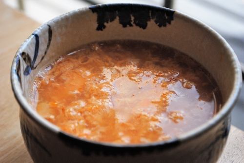 [Small soup for one person!] Egg soup