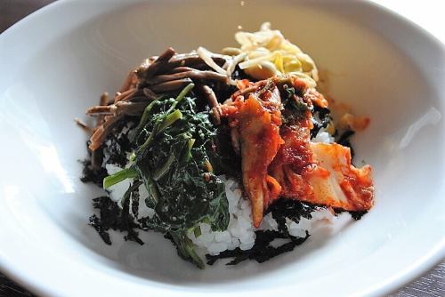 [Rice that goes well with yakiniku!] Namul bibimbap