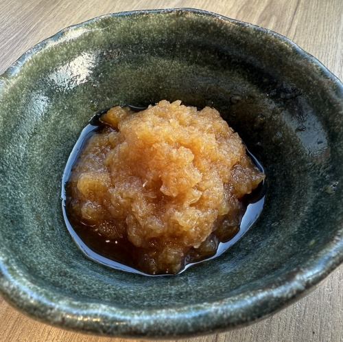おろしポン酢/青唐辛子味噌/塩こんぶ 各種