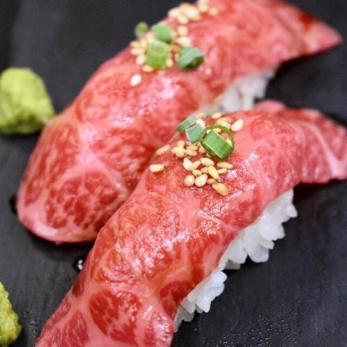 黒毛和牛のにぎり
