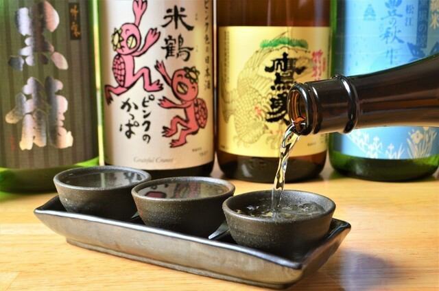 We have a selection of Japanese sake that is carefully selected by the owner!