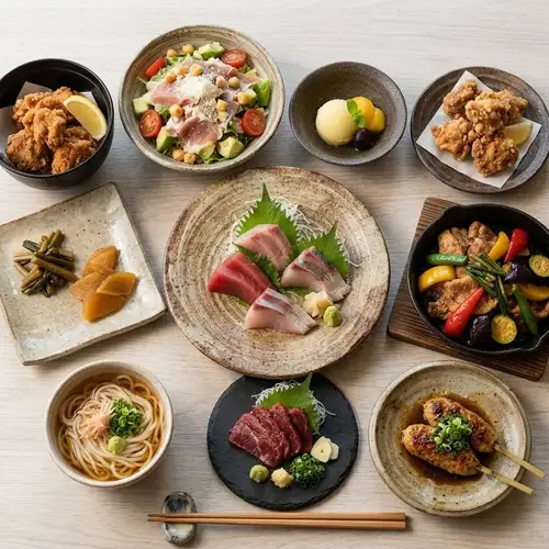 【夏のスタミナ九州満喫コース 】鮮度抜群の馬刺しや魚介に逸品料理含む 全9品 3H飲み放題付5000円⇒4000円