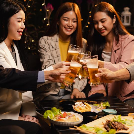 【単品飲み放題◎乾杯生ビール1杯!】2時間飲み放題 1,680円（税込）
