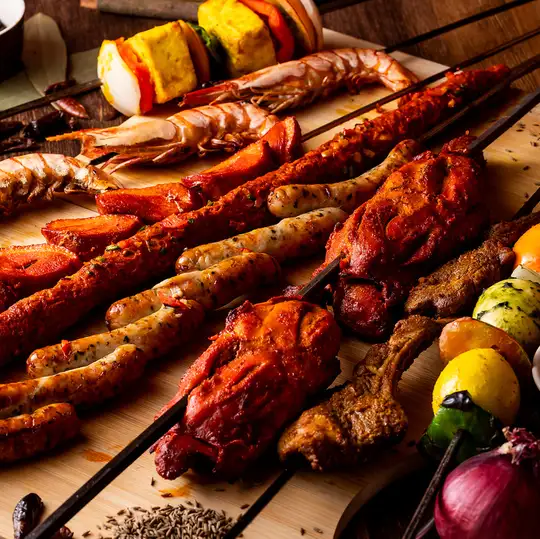 生ビール付【3H飲放＋食べ放題】豪快BBQと選べる本格メイン含『インペリアル』全9品6000⇒5000円