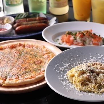 【贅沢ディナーコース】<飲み放題付き>7700円(税込)チーズリゾットやステーキなどリッチなコース