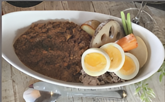 飯能産鹿肉のキーマカレー