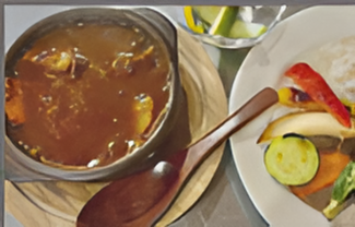 猪の欧風カレー〔辛口〕