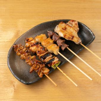 五串什锦烤串
