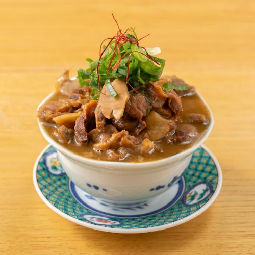 鶏もつ味噌煮込み
