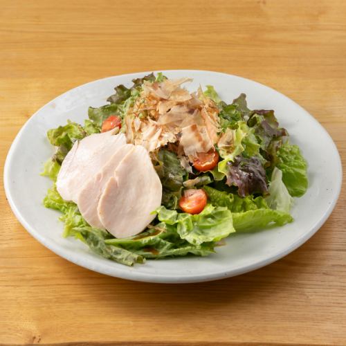  しっとり鶏ハムの和風サラダ