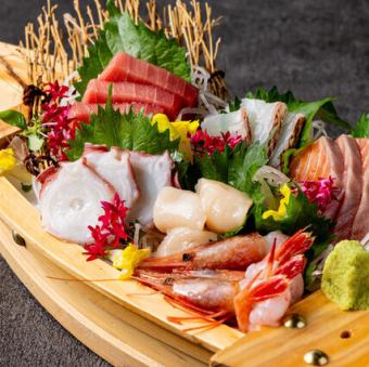 お造り６種船盛り合わせ