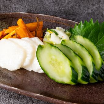 漬物盛り合わせ