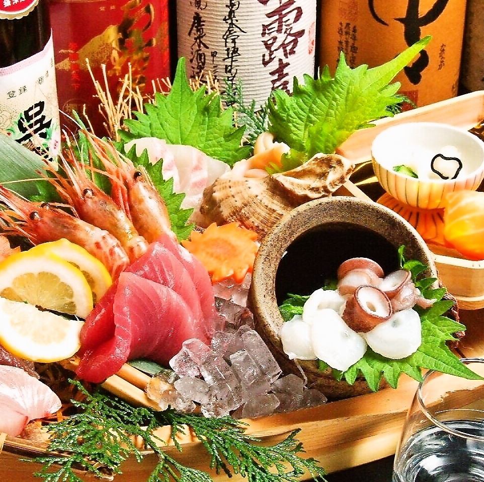 Please be sure to order the "Bikkuri Tsukuri Assortment", our most popular specialty since our founding, when you visit our store.