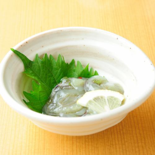 いか柚子塩辛・たこわさ・