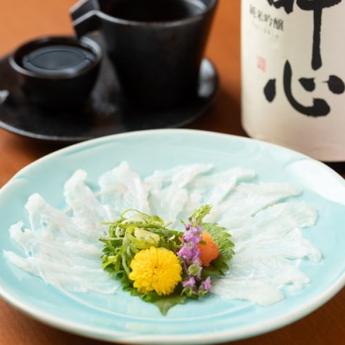 鱧のうす造り