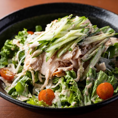 鶏のバンバンジーサラダ