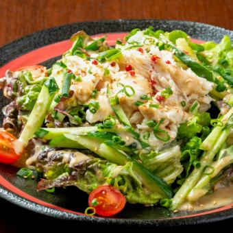 鶏のバンバンジーサラダ