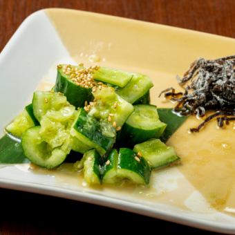 塩昆布の叩き胡瓜