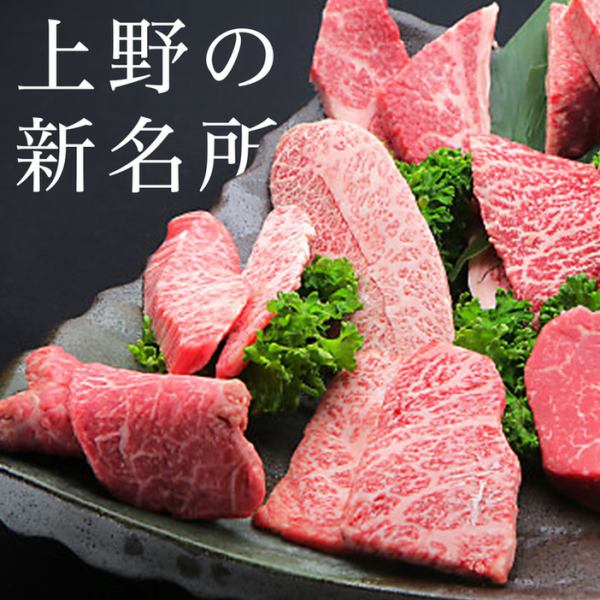 烤肉自助餐4,378日元起。得益于我们独特的采购途径，提供优质食品的自助餐。从上野御徒町步行2分钟。