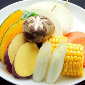 Assorted grilled vegetables