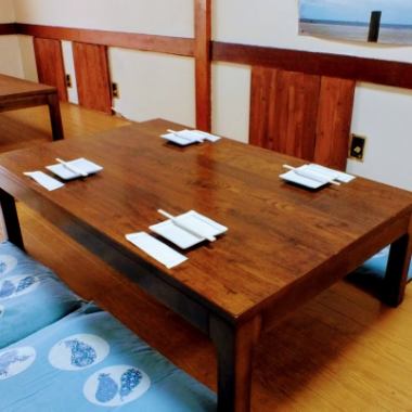 Relaxingly relaxing space ~ 【4 people table × 4 Yes ◎】 We can respond flexibly to small groups and banquets so please feel free to contact us ◇ Delicious cuisine at reasonable prices ◇