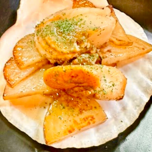 ホタテしょうゆバター焼き