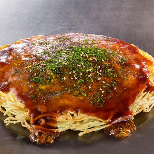 ソフトドリンク付きお好み焼き　ランチセット