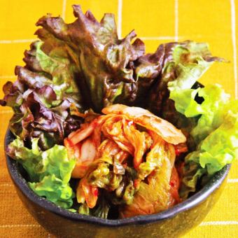 塩昆布きゅうり／白菜キムチ