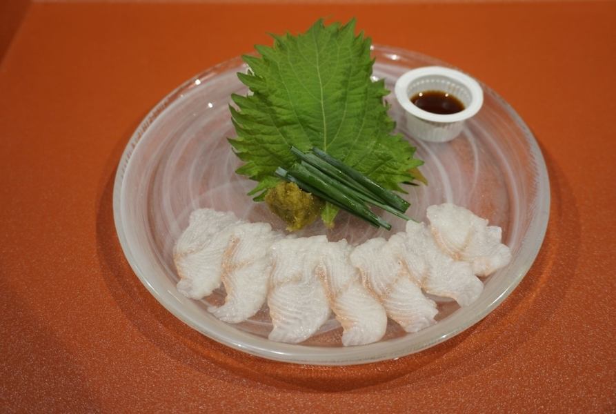 浜名湖産うなぎ刺身